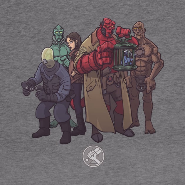 Hellboy & gang by DCMiller01